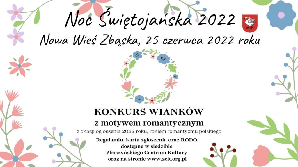 Noc Świętojańska 2022 - Konkurs wianków
