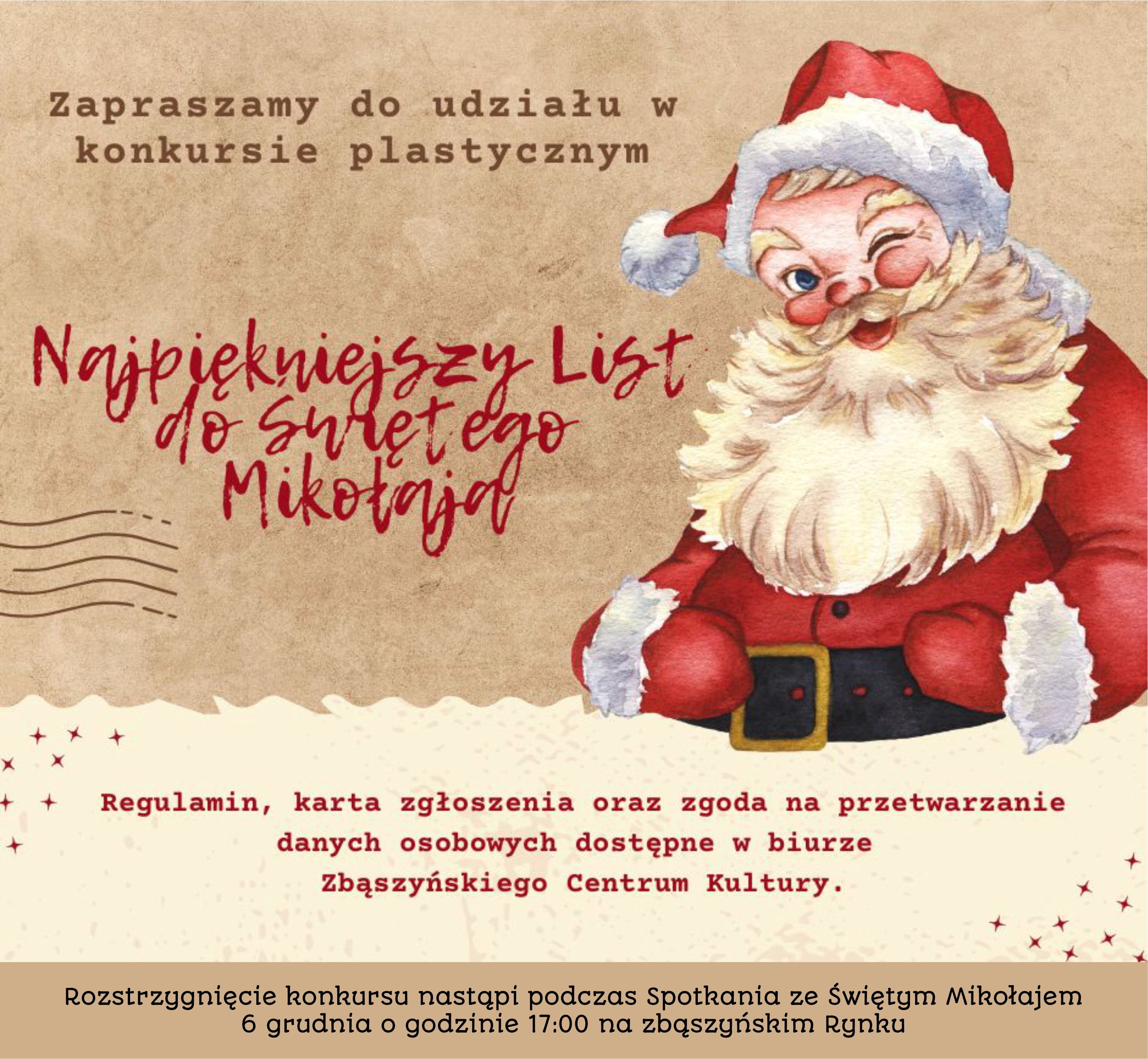 list do mikołaja konkurs promo
